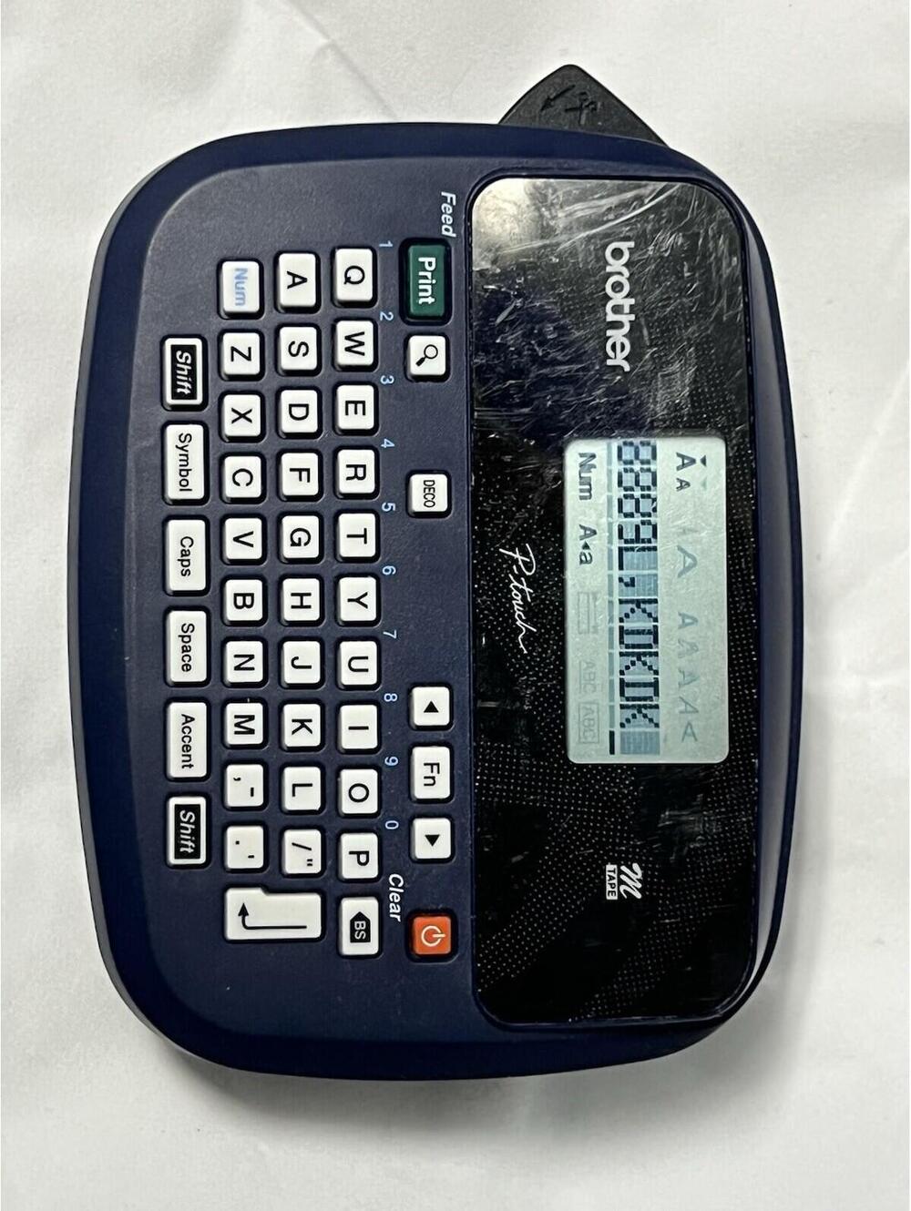 Brother P-Touch PT-45 Electronic Thermal Label Printer, Tested Working